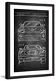 "Muscle Car Design" Framed Painting Print, 16"x24"