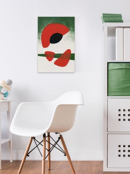 "Two Steps" Painting Print on Wrapped Canvas, 24"x36"