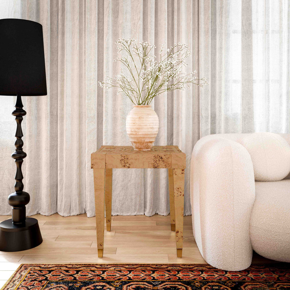 Brandyss Burl End Table, Honey Burl