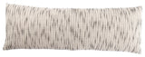 Jaipur Living Linnean Stripe White/Gray Polyester Throw Pillow 14X40"