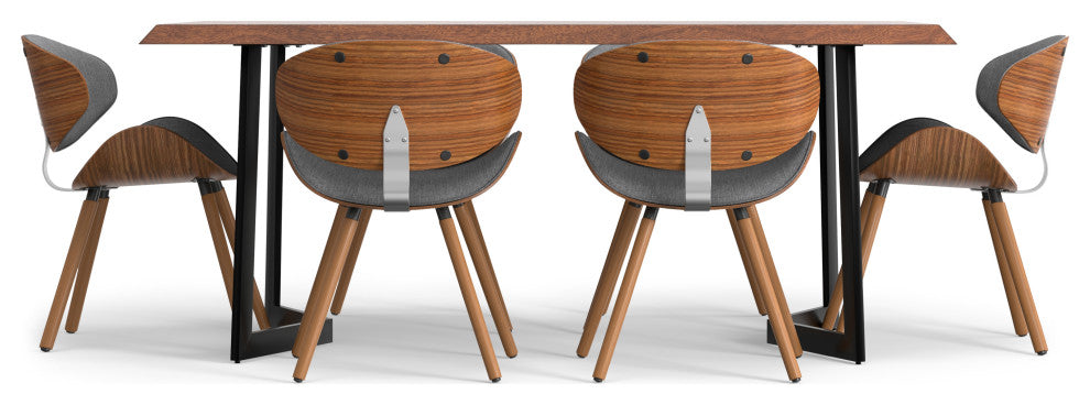 Marana Watkins Solid Mango Wood 7-Piece Dining Set, Gray