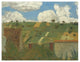 "Landscape of the Ile-de-France, 1894" Paper Print by Edouard Vuillard, 26"x20"