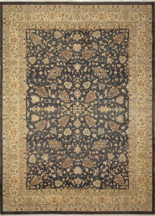 Peshawar Jibek Green/Ivory Rug, 9'11"x13'7"