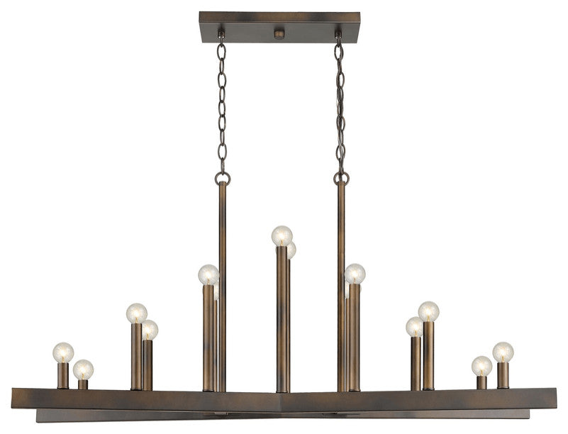 Fallon 14-Light Oil-Rubbed Bronze Island Pendant