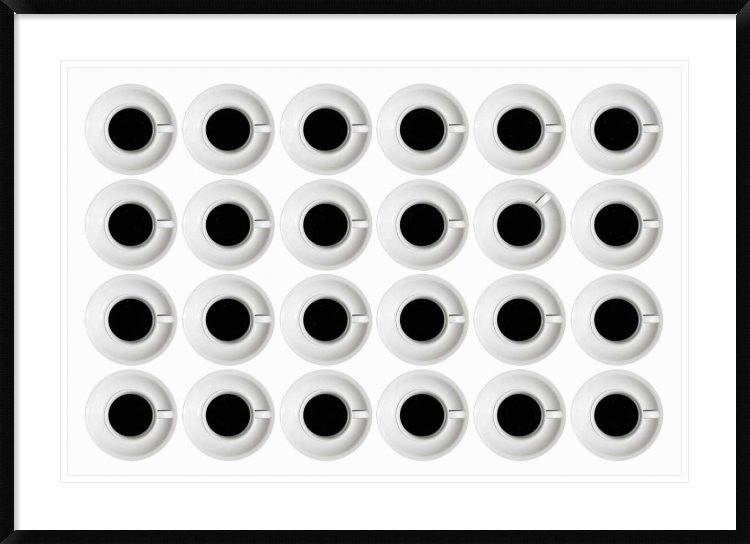 "Cups" Framed Digital Print by Stefan Eisele, 44x32"