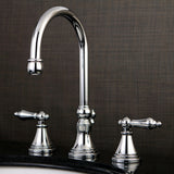 Kingston Brass Widespread Bathroom Faucet, Polished Chrome