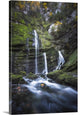 "Cascade du Flumen II" Wrapped Canvas Art Print, 24"x36"x1.5"