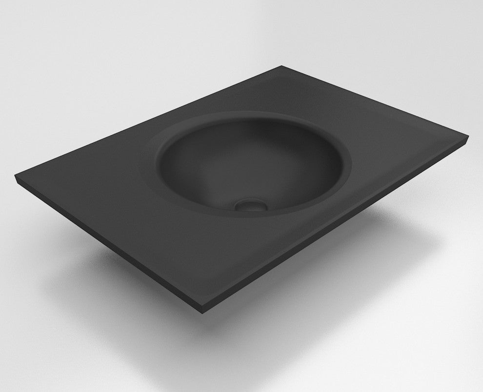 Simon integrated Black sinkS, 30"