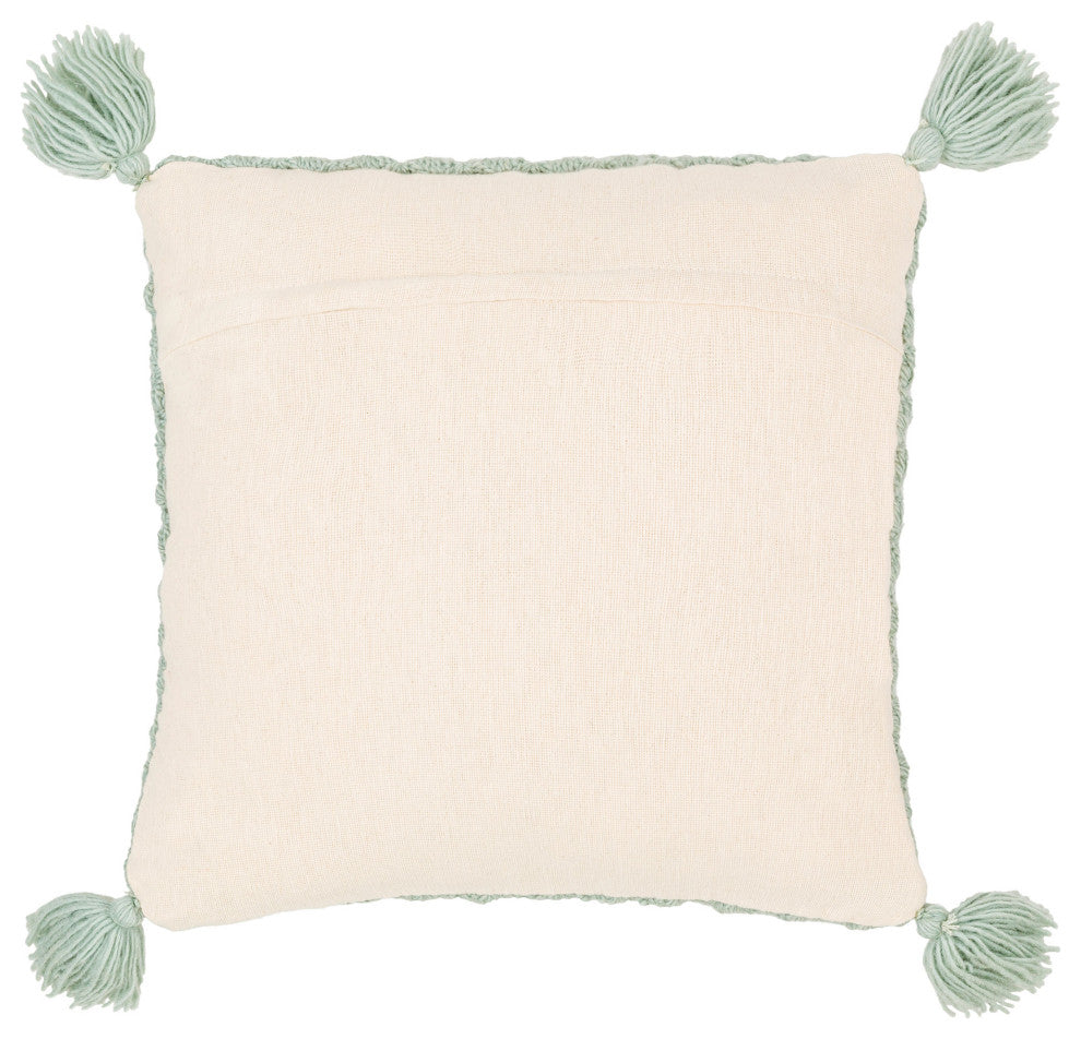 Surya Makrome Mko-007 Pillow Cover 18"H X 18"W