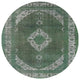 Ahgly Company Indoor Round Mid-Century Modern Area Rugs, 3' Round