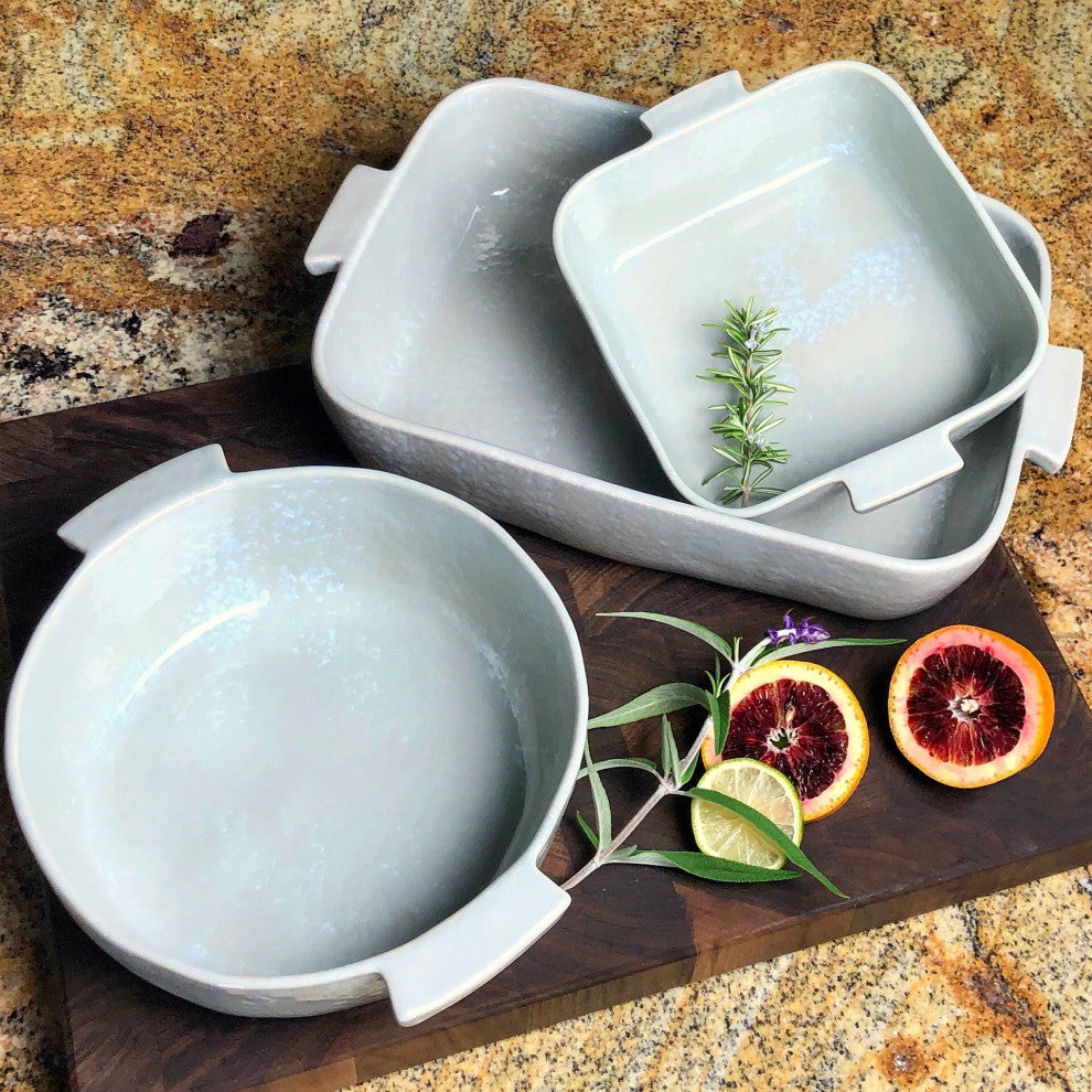 Cozina Gray Square Baker