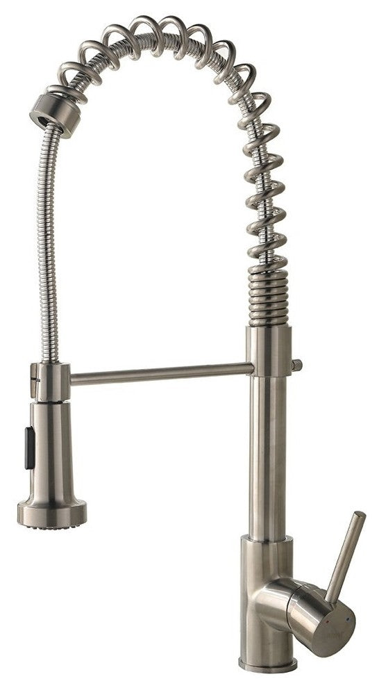 Bauta Single Handle Kitchen Sink Faucet With Pull Spray