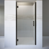 Miseno MSDSWY3372CL Sway 72"H x 33"W Hinged Frameless Shower Door - Oil Rubbed