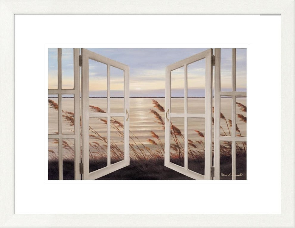 "Salt Air Breeze" Framed Digital Print by Diane Romanello, 27x21"