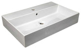 Nantucket Sinks NS-NPCS28W 28" Fireclay Wallmount/Console Mount Bathroom Sink