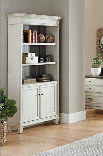 Martin Furniture Hartford Library Bookcase, White