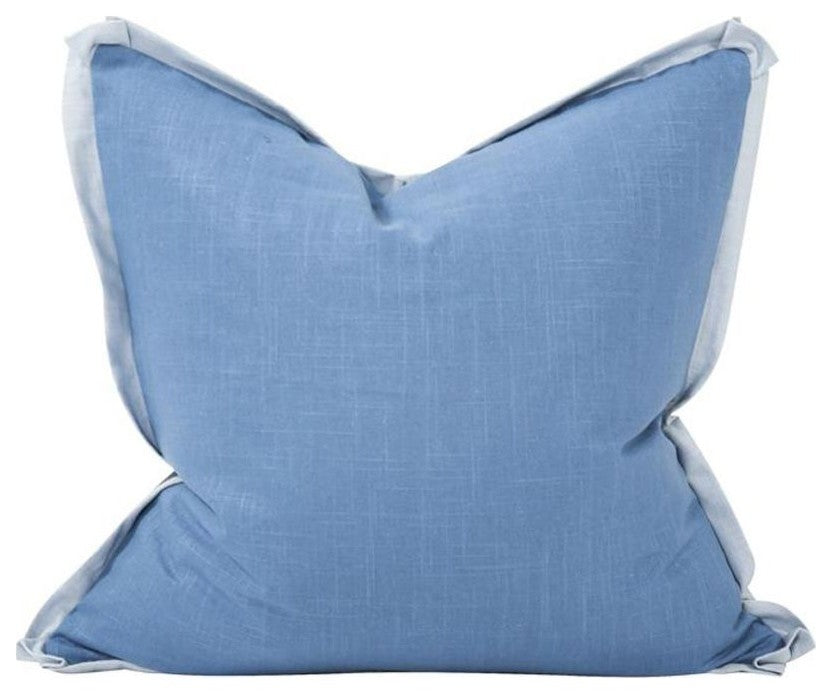 Howard Elliott Madcap Cottage Cove End Indigo 24" x 24" Pillow - Down Insert