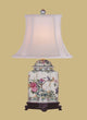 Blossoms Porcelain Jar Table Lamp
