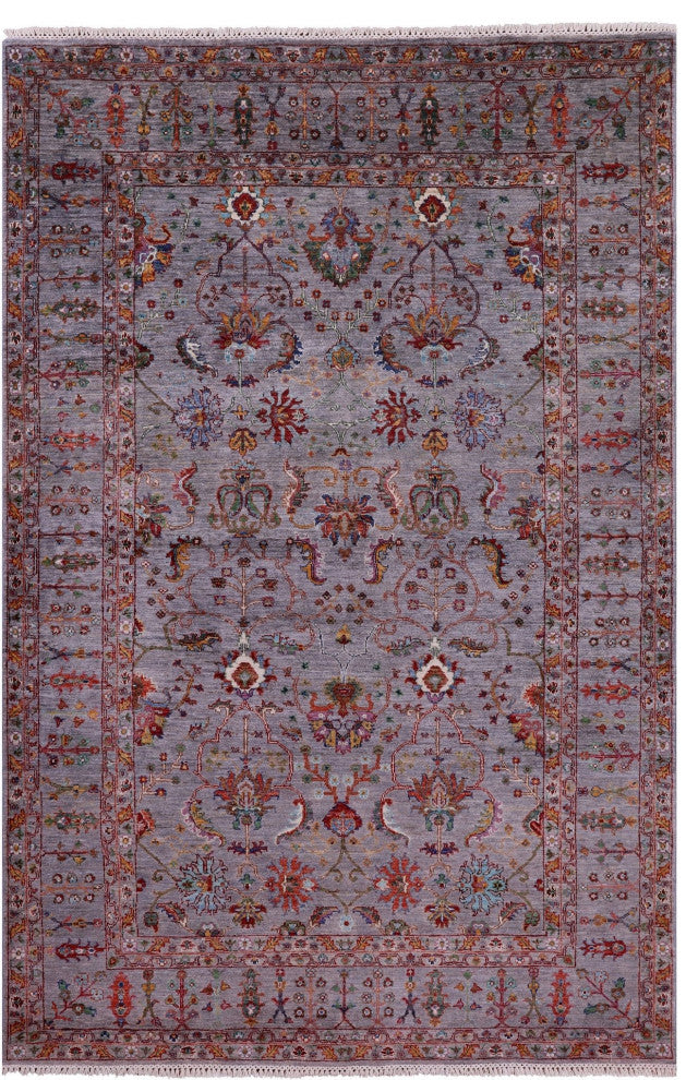 Persian Tabriz Hand Knotted Wool Rug 5' 9" X 8' 8" Q11211