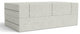 Jaxx Zipline Convertible Sleeper Loveseat & Ottomans, Microvelvet - Ice