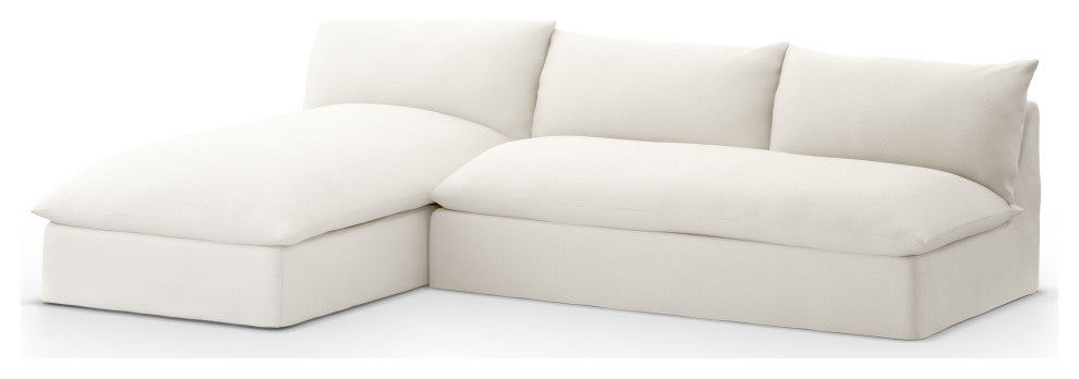 Grant Outdoor 2 Pc Sectional-Faye Cream