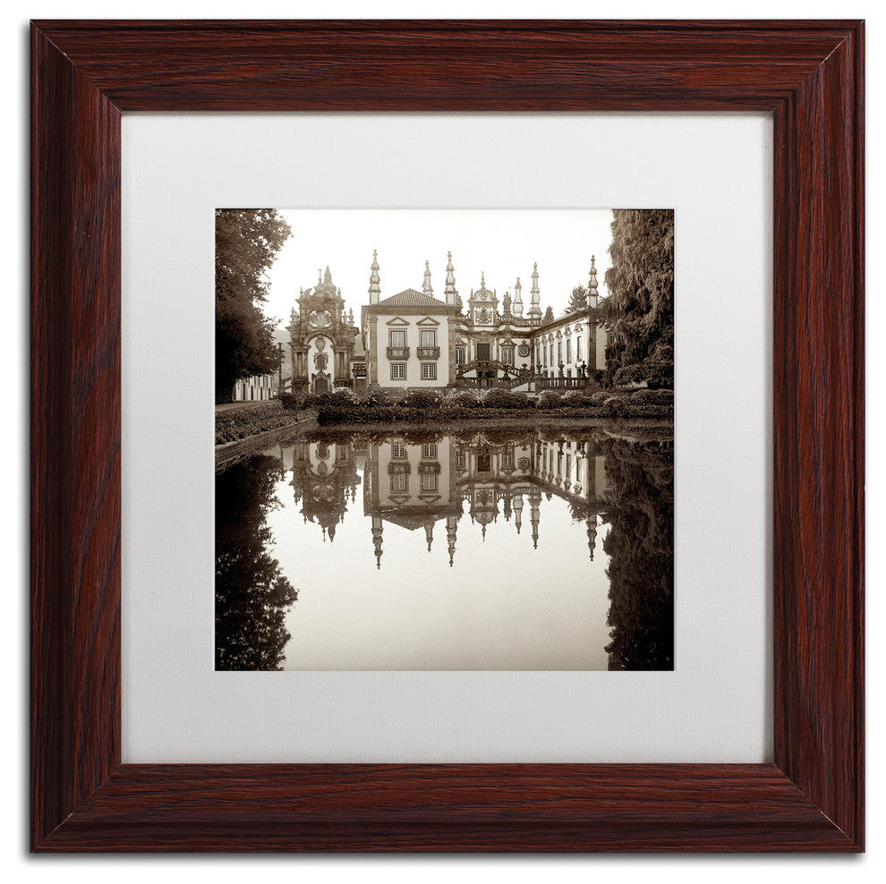 Alan Blaustein ''Portugal I'' Art, Wood Frame, White Mat, 11x11