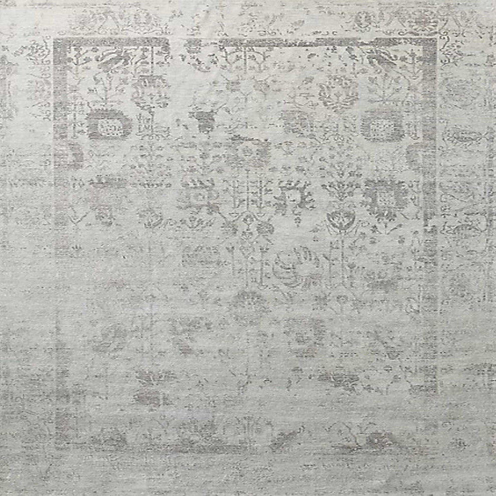 Ahgly Company Indoor Square Mid-Century Modern Area Rugs, 4' Square