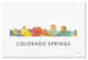 ''Colorado Springs Colorado Skyline Wb-1'' Canvas Art, 47x30