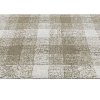 Jaipur Plaid Area Rug, Gray, 5'x8'