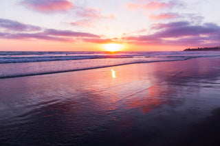 "Cotton Candy Clouds" Painting Print on Wrapped Canvas