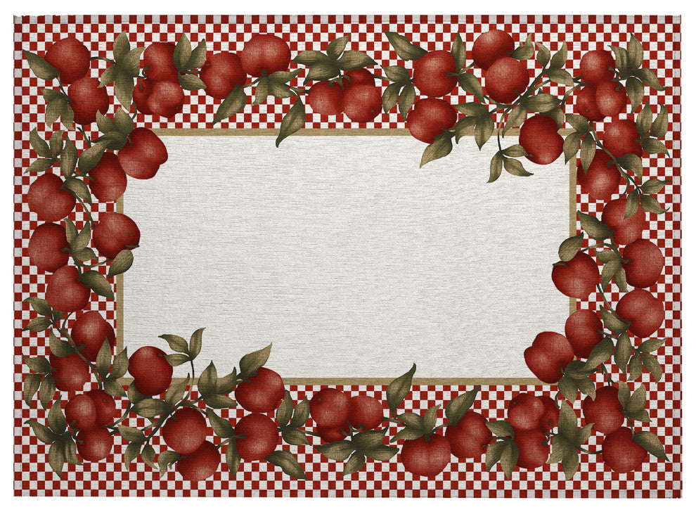 Indoor/Outdoor Kendall KE9 Red Machine Washable 1'8" x 2'6" Rug