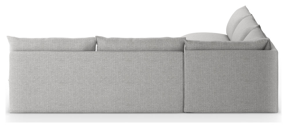 Grant Outdoor 3 Pc Sectional-Faye Ash