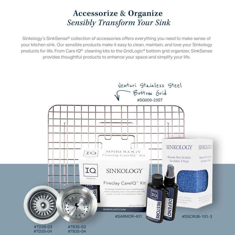 Austen Matte Black Fireclay 24" Single Bowl Farmhouse Undermount Sink