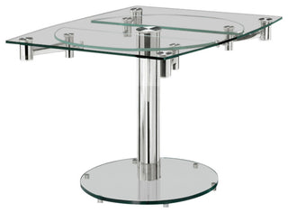 Glass Top Motion Dining Table, Regular