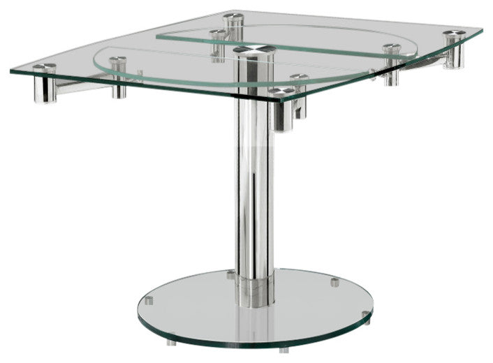 Glass Top Motion Dining Table, Regular
