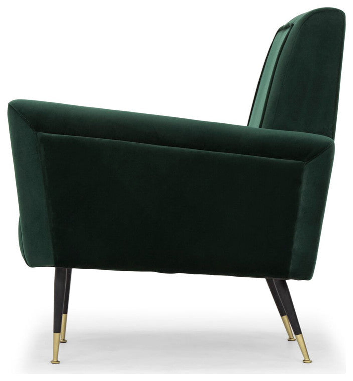 Victor Emerald Green Fabric Occasional Chair
