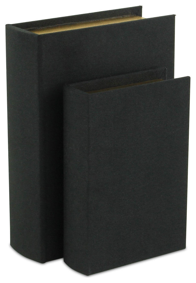 Canter Isle Black Linen Book Box Set
