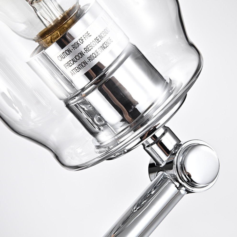 CHLOE Lighting Joyce Contemporary 3-Light Bath Vanity Fixture, Chrome