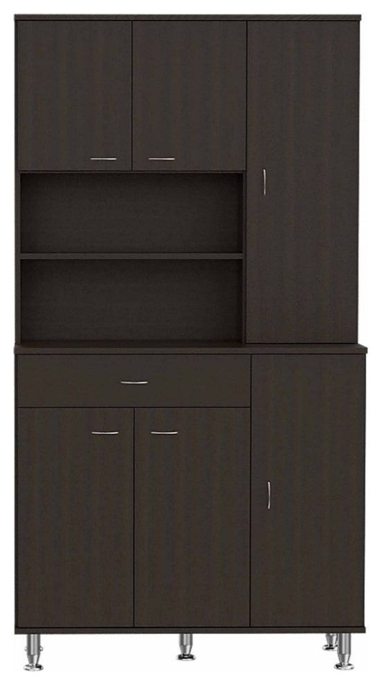 Kitchen Pantry Piacenza, Kitchen, Black