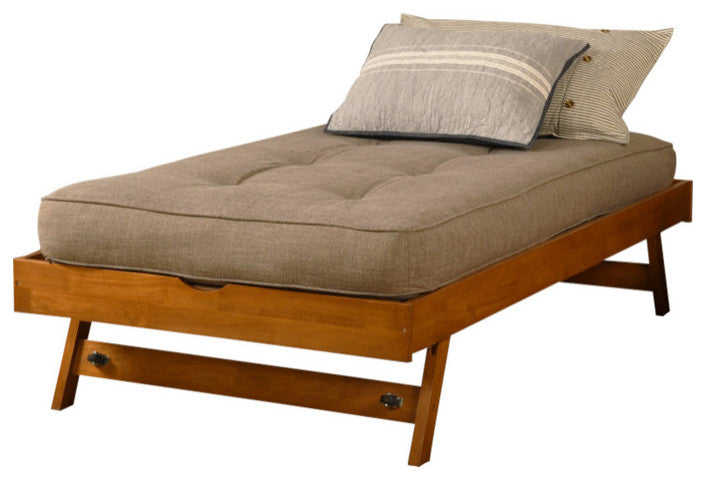 Pop Up, Barbados Finish With Linen Stone Mattress