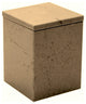 Myrtus Collection Black and Gold Marble Cannister, Pinkish Beige