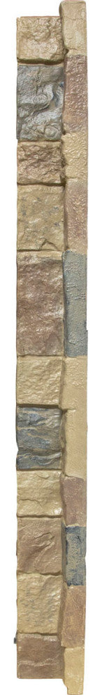 Universal Inside Corner for EverStone Faux Stone Siding Panel, 3"W x 3"D x 48"H