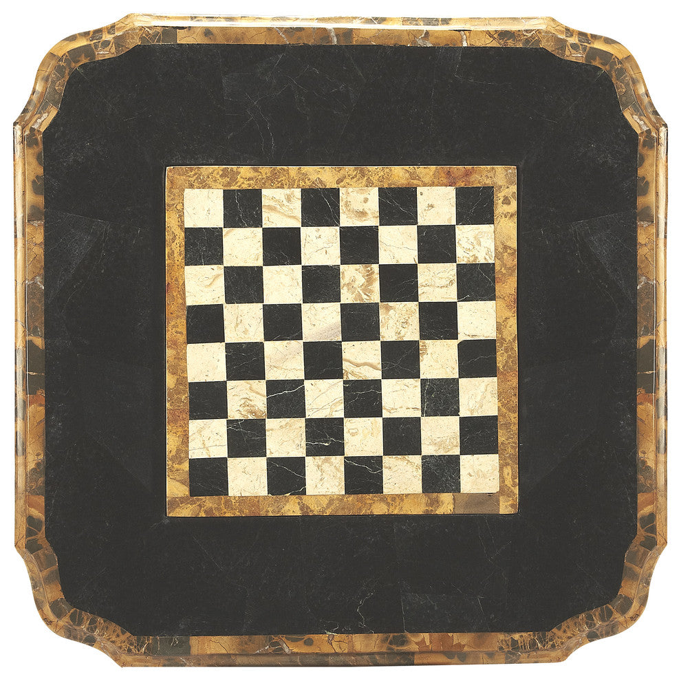 Butler Carlyle Fossil Stone Game Table