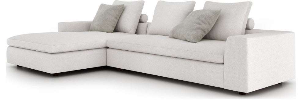 Lucerne Modular Chaise, Ashen Fabric, Ashen Fabric, Set02a-2pc