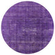 Ahgly Company Indoor Round Mid-Century Modern Area Rugs, 4' Round