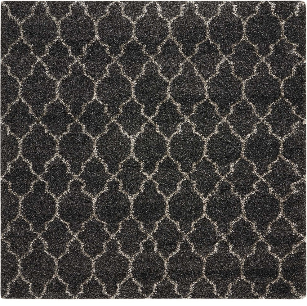 Nourison Amore Charcoal Shag Area Rug