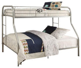 ACME Furniture Tritan Twin over Full Bunk Bed in Silver