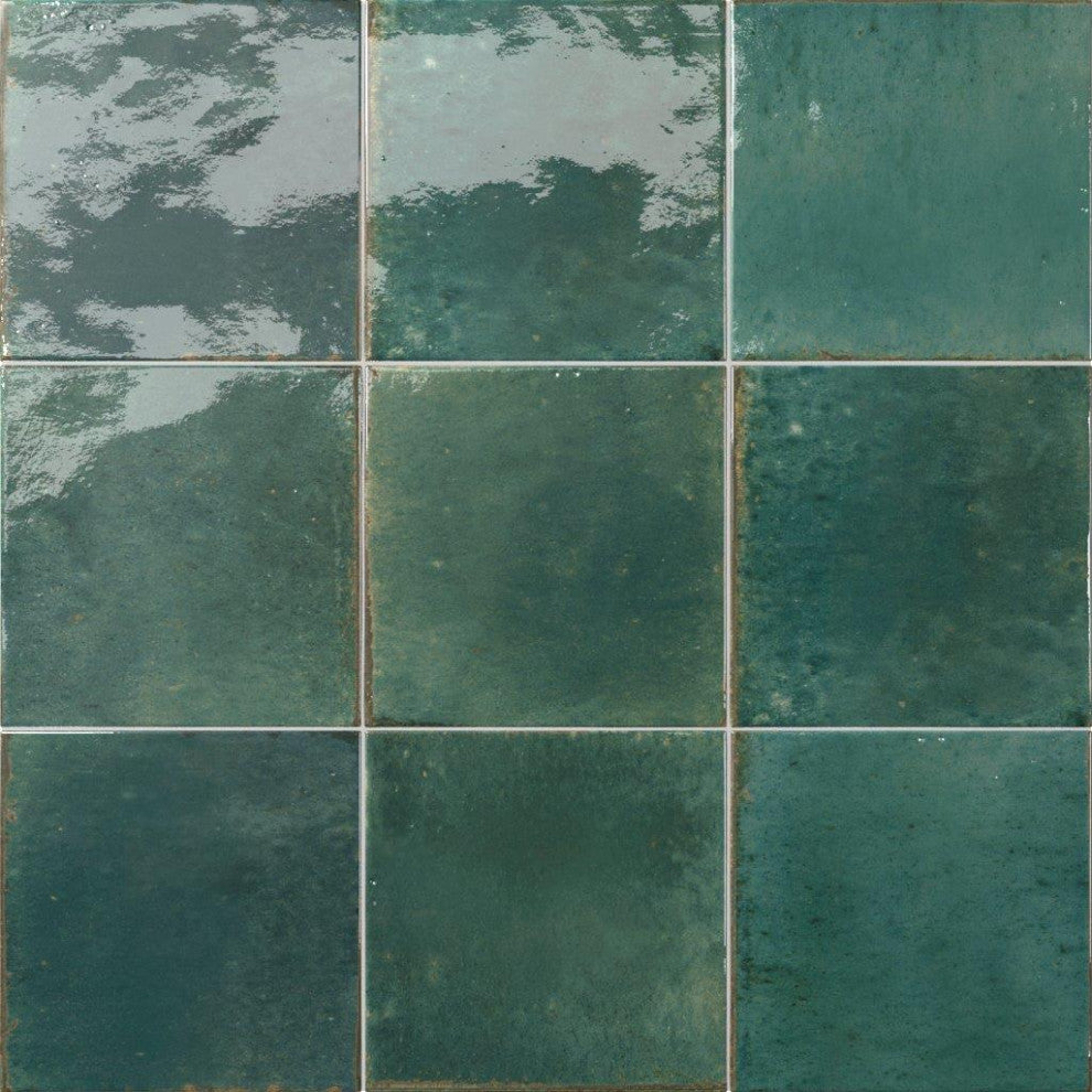 6x6 Morocco Gloss Porcelain Pool Wall Floor Tile