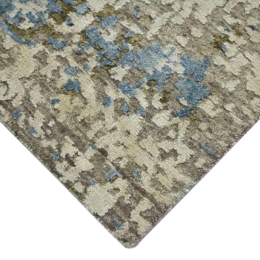 Essence Vailier Area Rug, Gray, 10' x 14', Abstract
