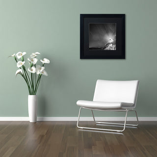 "Bass Harbor Sky" Matted Framed Canvas Art by Moises Levy